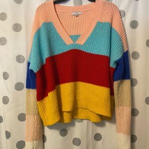 Fate Color Block Sweater